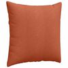 vidaXL Sofa Kussens 2 stuks Rood-oranje 80 x 80 cm Cordstof
