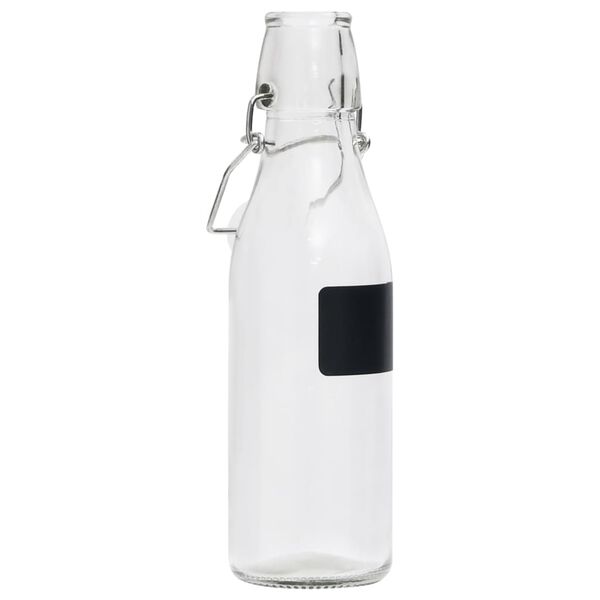 vidaXL Flessen met beugelsluiting 6 st 250ml rond glas