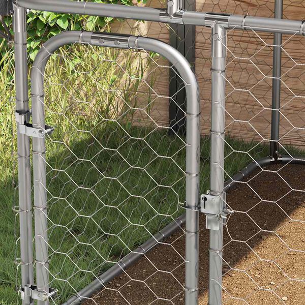 vidaXL Hondenkennel voor buiten met dak 200x100x150 cm