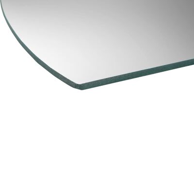 vidaXL Wandspiegels golfvormig 8 st 20x20 cm glas
