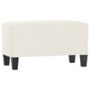 vidaXL Bankje 70x35x41 cm microvezelstof beige
