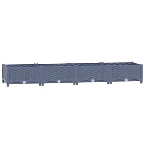 vidaXL Plantenbak verhoogd 160x40x23 cm polypropyleen