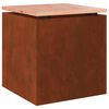 vidaXL Tuinbank 1 -Seater 40 x 40 x 43 cm Roestig Vierkant