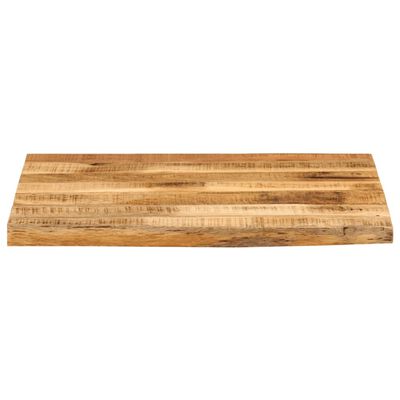 vidaXL Tafelblad met natuurlijke rand 80x80x2,5 cm massief mangohout