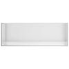 vidaXL Douche Niche Zilver 90 x 30 x 9,5 cm Roestvrij staal