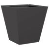 vidaXL Plantenbak 30x30x30 cm staal zwart