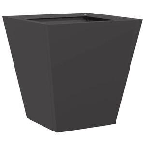vidaXL Plantenbak 30x30x30 cm staal zwart