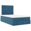 vidaXL Ottoman bed met matrassen en LED's 120x190cm fluweel