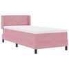 vidaXL Boxspringbed met matras Roze 200 x 80 cm Polyester