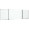 vidaXL Whiteboard magnetisch inklapbaar 200x60x1,7 cm aluminium