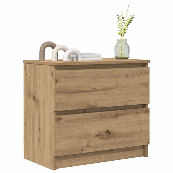 vidaXL Tv-meubel 60x35x54 cm bewerkt hout artisanaal eikenkleur