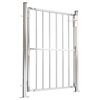 vidaXL Tuinpoort 100x120 cm roestvrij staal