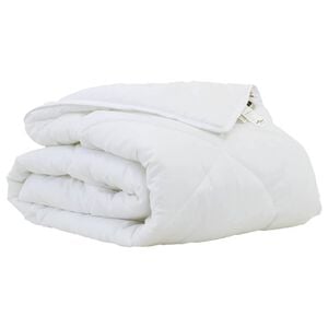 vidaXL Zomer Dekbed 202 x 136 x 3 cm Zomer Polyester Wit Ademend