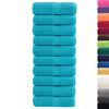 vidaXL Gastendoekjes SOLUND 10 st 600 g/m&sup2; 30x50 cm turquoise