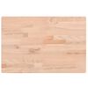 vidaXL Wastafelblad 60x40x2,5 cm massief beukenhout