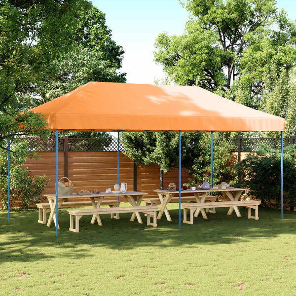 vidaXL Partytent Oranje 292 x 580 x 315 cm Oxford Stof