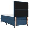 vidaXL Boxspringbed met matras met hoofdeinde Blauw 90 x 190 cm Stof