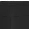 vidaXL Voetenbank 70x55x41 cm microvezelstof zwart