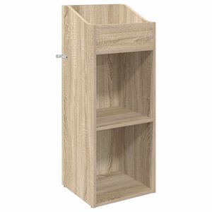 vidaXL Platenkast Sonoma Eiken 36 x 36 x 95,5 cm Bewerkt hout