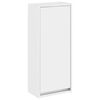 vidaXL Wandgemonteerde wastafelmeubel Wit 35 x 20 x 81 cm Bewerkt hout