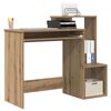 vidaXL Bureau met plank Artisan Eiken 106 x 40 x 88.5 cm Bewerkt hout