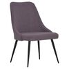 vidaXL Eetkamerstoelen 6 st stof taupe