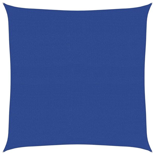 vidaXL Zonnezeil 160 g/m&sup2; vierkant 7x7 m HDPE blauw