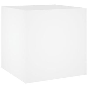 vidaXL Plantenbak 40x40x40 cm bewerkt hout wit