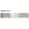 vidaXL Tuinrand 20 st 100 x 0.05 x 20 cm Gegalvaniseerd staal Zilver