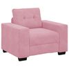 vidaXL Sofastoel Roze 100x78x80 cm Fluweel