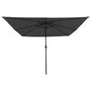 vidaXL Tuinparasol Antraciet en Zwart 295 x 295 x 245 cm