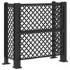 vidaXL Vuilnisbak Trellis Antracietkleurig 123 x 47 x 114 cm PP