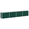 vidaXL Verhoogd Tuinbed Groen 320 x 40 x 55 cm koudgewalst stalen
