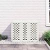vidaXL Airconditioner hoes Wit 110 x 50 x 80 cm Staal