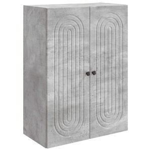 vidaXL Wandkast Betongrijs 66 x 34,5 x 90 cm Bewerkt hout