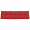 vidaXL Rugkussen Rood 160 x 24 x 50 cm Stof