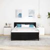 vidaXL Boxspringbed met matras Zwart 200 x 160 cm Polyester