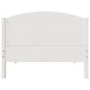 vidaXL Bedframe zonder matras massief grenenhout wit 90x190 cm