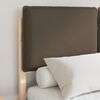 vidaXL Bedframe met Gevoerd Hoofdgedeelte Taupe 120 x 190 cm