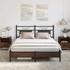 vidaXL Bedframe zonder matras bewerkt hout bruin eikenkleur 137x190 cm