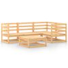 vidaXL 5-delige Loungeset massief grenenhout