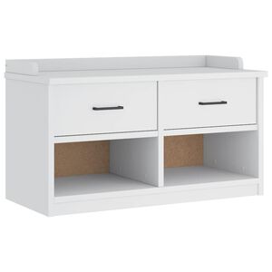 vidaXL Gangbankje SANDNES wit 87x40x50 cm massief grenenhout