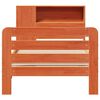 vidaXL Bedframe zonder matras massief grenenhout wasbruin 75x190 cm