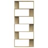 vidaXL Boekenkast / kamerscherm 80x24x192 cm bewerkt hout sonoma eiken