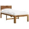 vidaXL Eenpersoonsbed met hoofdbord ROSTOCK Naturel 80 x 200 cm