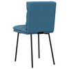 vidaXL Eetkamerstoelen 6 st fluweel blauw