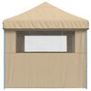 vidaXL Partytent Beige 292 x 580 x 315 cm Oxford Stof