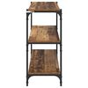vidaXL Boekenkast Oud hout 100 x 33 x 70,5 cm Gemonteerd hout en ijzer