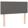 vidaXL Hoofdbord 80x5x78/88 cm kunstleer grijs