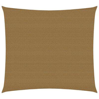 vidaXL Zonnezeil 160 g/m² 2x2,5 m HDPE taupe